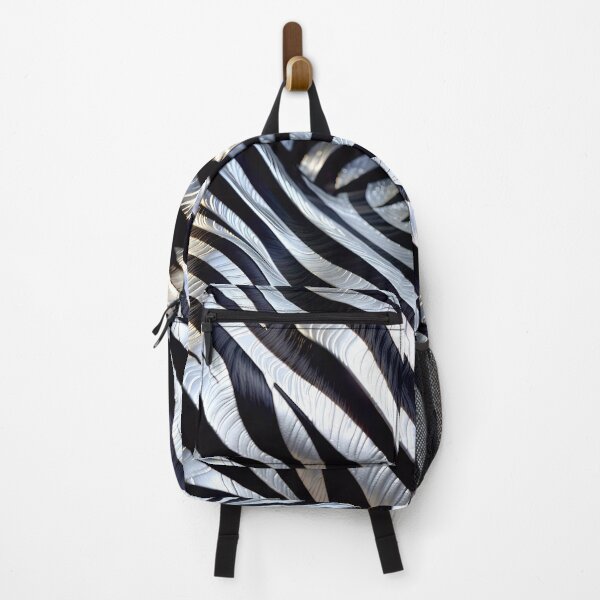 Item preview, Abstract Silver Zebra Skin Pattern designed and sold by TheArtOfPat.
