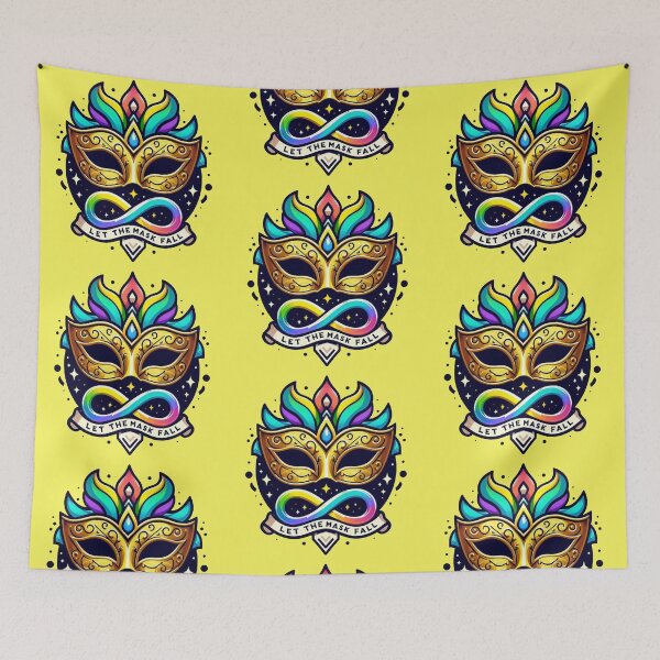 Item preview, Let the mask fall designed and sold by Vkinsify.