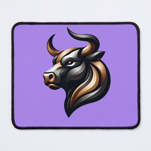Item preview, Bull head logo in black and gold designed and sold by AD-Digital-Art.