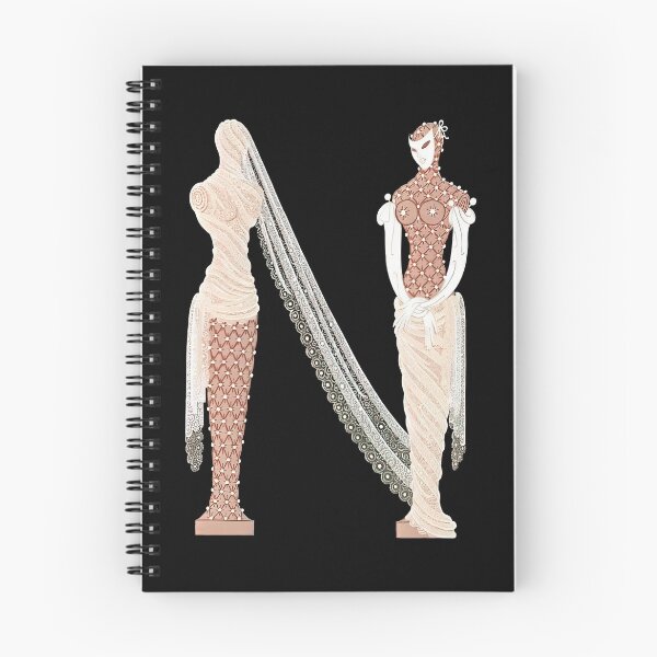 Item preview, Erté - The Letter N from the Alphabet Suite, 1976 designed and sold by elektronen.