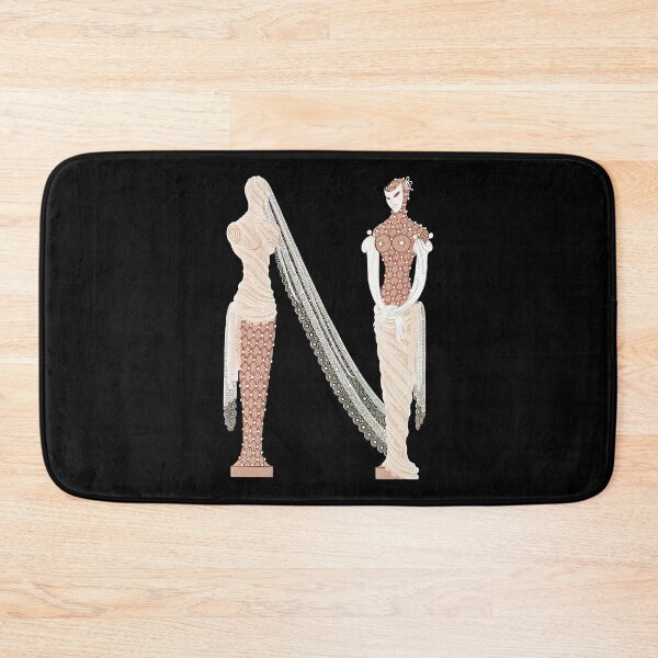 Item preview, Erté - The Letter N from the Alphabet Suite, 1976 designed and sold by elektronen.