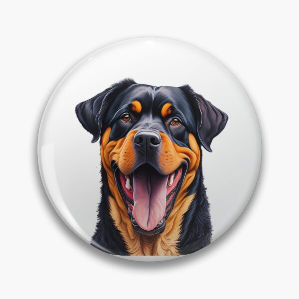 Item preview, Retrato de un rottweiler designed and sold by TheAnimalZ00.