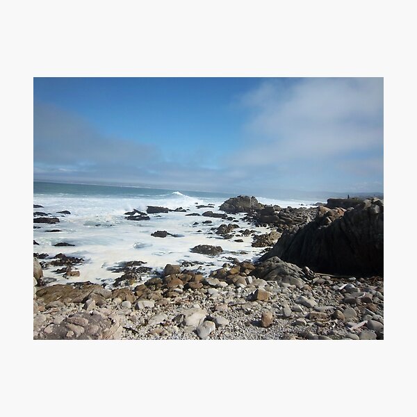 Item preview, Milky White Waves on Rocky Shoreline designed and sold by ClaudiasCousin.
