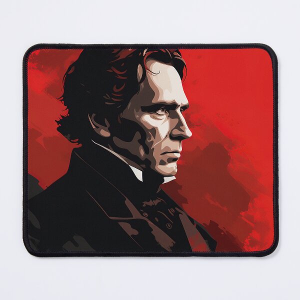 Item preview, Franklin Pierce | Red minimalism designed and sold by ComicsFactory.