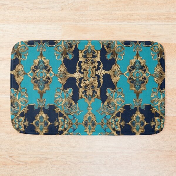 Item preview, Turquoise & Midnight Blue Baroque designed and sold by DesignsByPrnces.