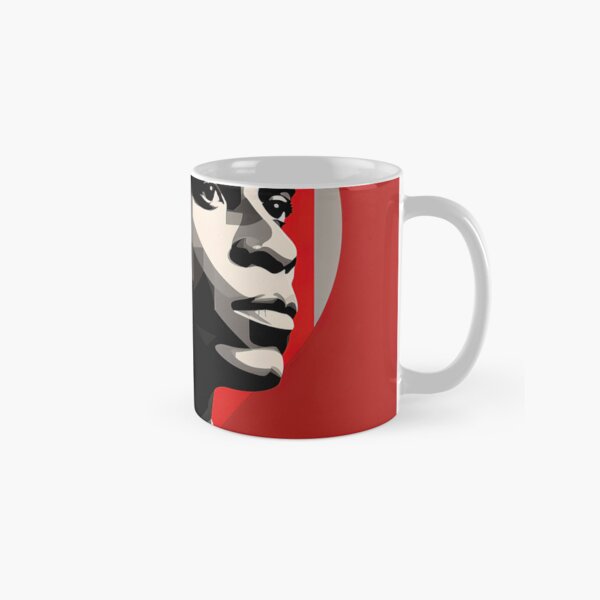 Aperçu de l'œuvre Frantz Fanon | Minimalisme rouge créée et vendue par ComicsFactory.