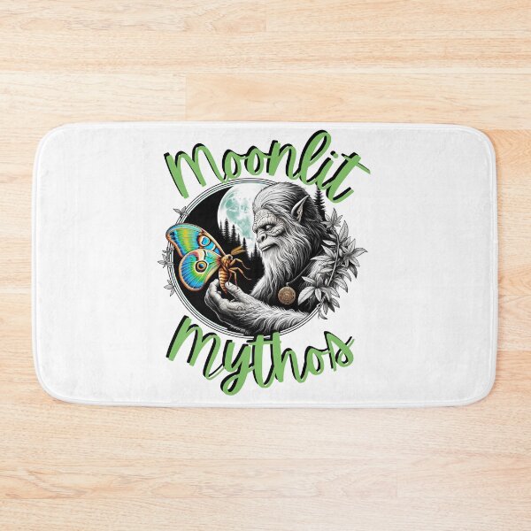 Item preview, Moonlit Mythos Friendly Bigfoot and Moon Moth designed and sold by kylmllr101684.