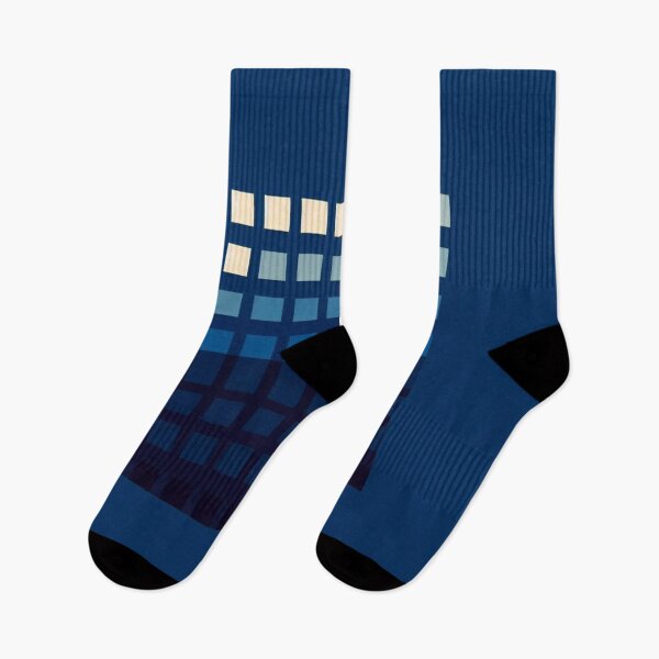 Item preview, Abstract Blue Geometric Squares Pattern designed and sold by Gaborai.