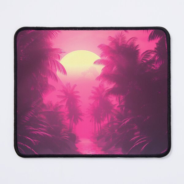 Item preview, Astral Spectrum Serenity: Abstract Synthwave Dreams designed and sold by Mullet Monkey.