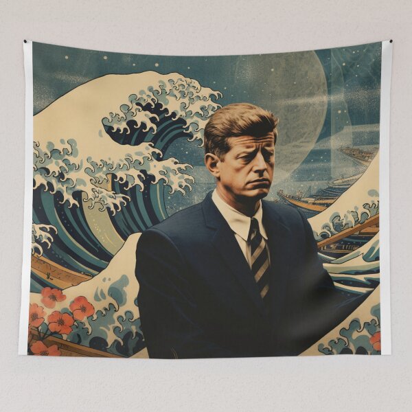 Item preview, Hokusai Kennedy 3 designed and sold by AstroRisq.