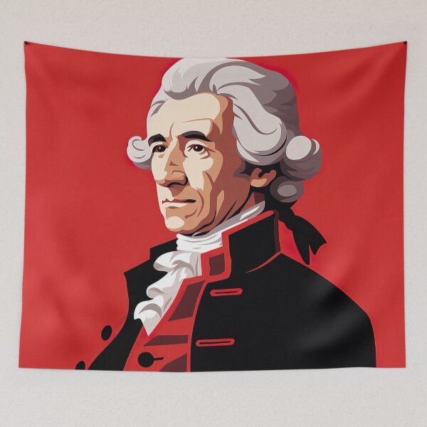 Artikelvorschau, Franz Joseph Haydn | Roter Minimalismus entworfen und verkauft von ComicsFactory.