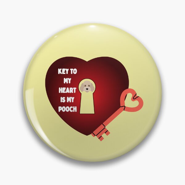 Item preview, Key to my heart is my  pooch (long eared doggy) designed and sold by Mara9.