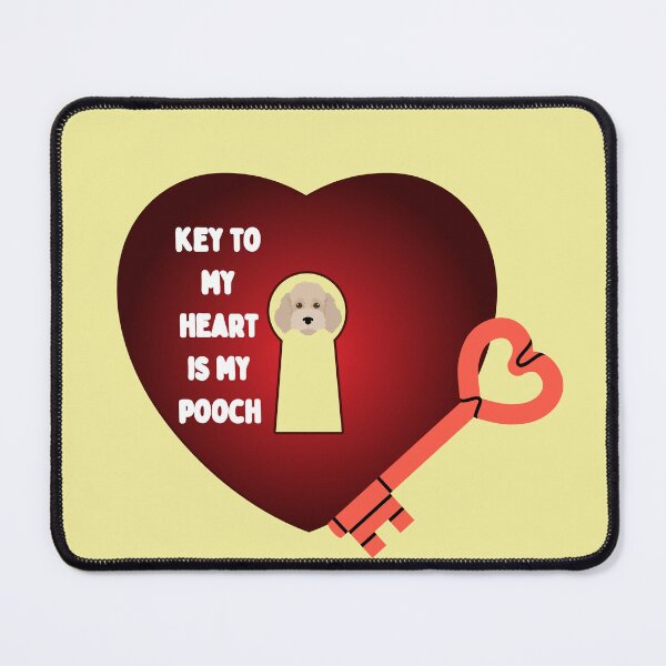 Item preview, Key to my heart is my  pooch (long eared doggy) designed and sold by Mara9.