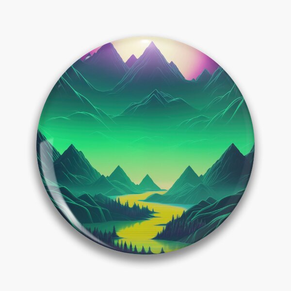 Item preview, Luminous Cybernetic Cascade: Synthwave Abstract Odyssey designed and sold by Mullet Monkey.