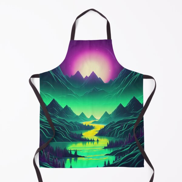Item preview, Luminous Cybernetic Cascade: Synthwave Abstract Odyssey designed and sold by Mullet Monkey.