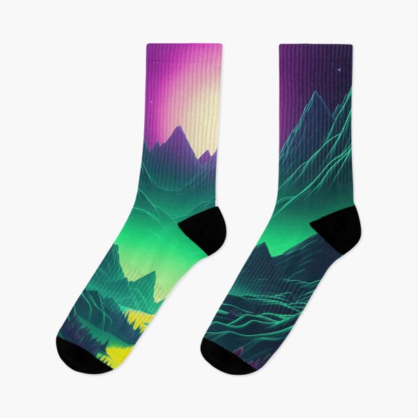 Item preview, Luminous Cybernetic Cascade: Synthwave Abstract Odyssey designed and sold by Mullet Monkey.