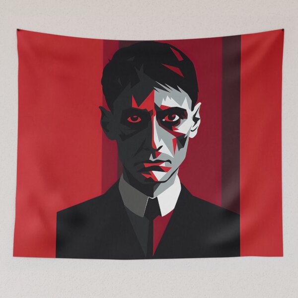 Item preview, Franz Kafka | Red minimalism designed and sold by ComicsFactory.