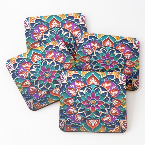 Item preview, Abstract Indian Mandala Pattern designed and sold by TheArtOfPat.