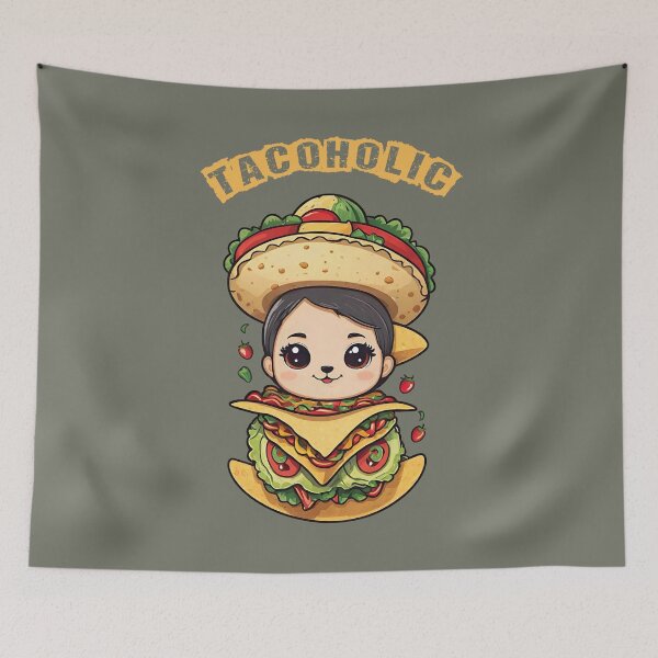 Item preview, TACOHOLIC FOR TACO LOVERS designed and sold by digitalartlb.