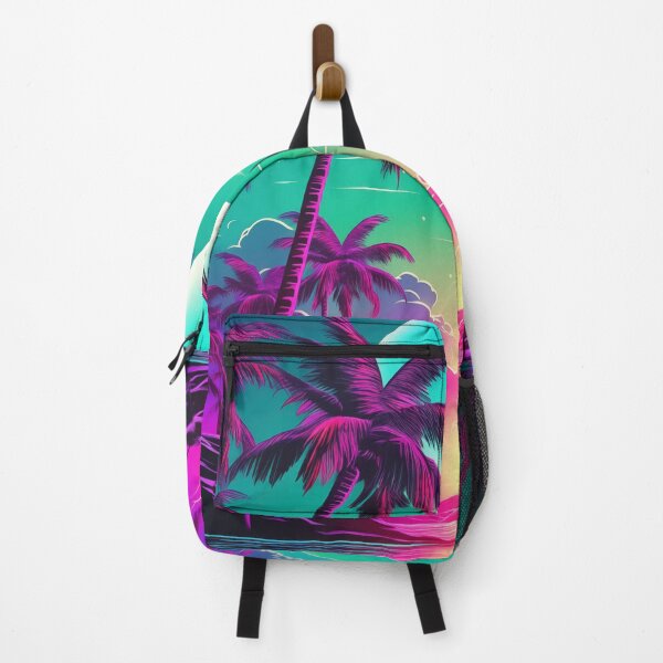 Item preview, Vivid Chromatic Symphony: Abstract Retrowave Fusion designed and sold by Mullet Monkey.