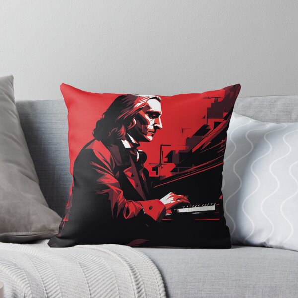 Item preview, Franz Liszt | Red minimalism designed and sold by ComicsFactory.