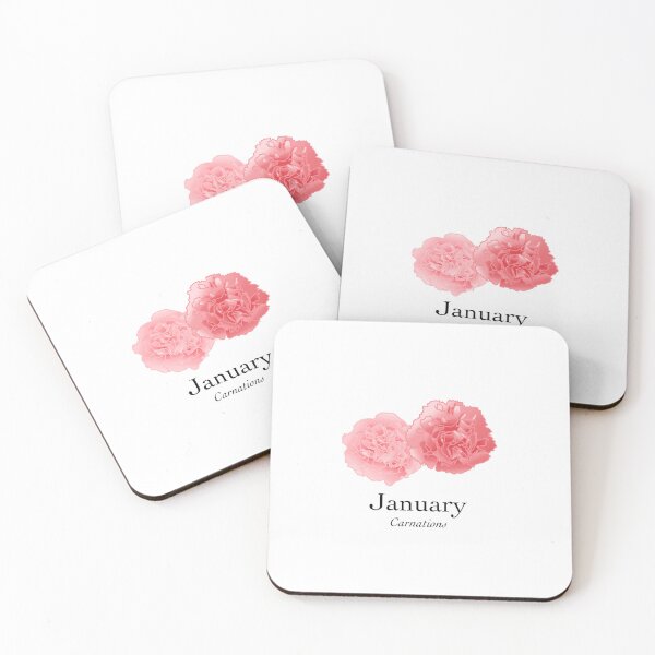 Item preview, January Carnations Birth Month Flower designed and sold by DandiestArt22.