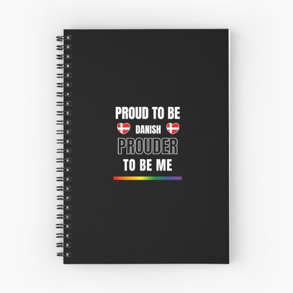 Item preview, LGBTQ Proud To Be Danish, Prouder To Be Me T-Shirt, Danish T-Shirt, Denmark Flag Tees, Rainbow Stripe T-Shirt, Sport Tees, Pride Tees, Denmark Flag Heart, designed and sold by PrideBeProud.