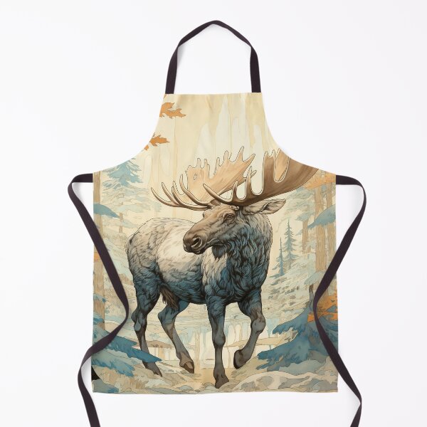 Item preview, Hokusai Moose in the forest 2 designed and sold by AstroRisq.