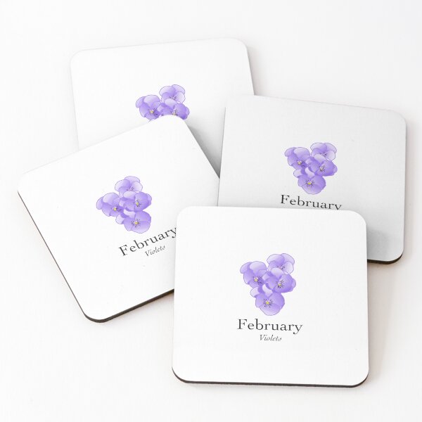 Item preview, February Violets Birth Month Flower designed and sold by DandiestArt22.
