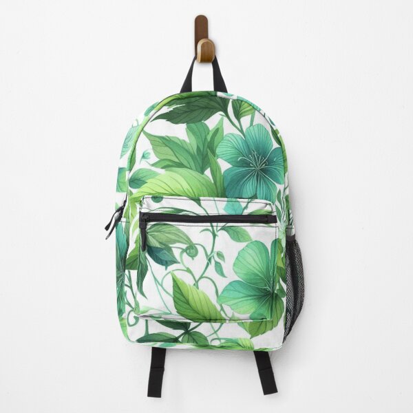 Item preview, green floral patterns, watercolor designed and sold by asbno19.