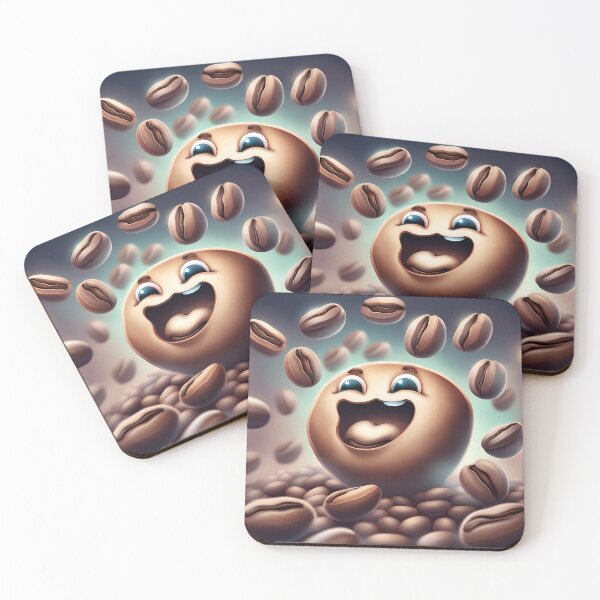 Item preview, Joyful Coffee Bean designed and sold by Eman Abou Ghazy.