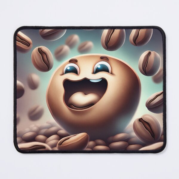 Item preview, Joyful Coffee Bean designed and sold by Eman Abou Ghazy.