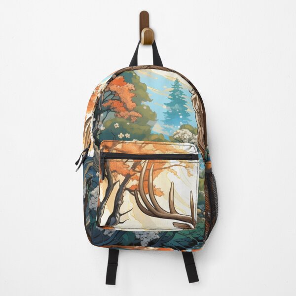Item preview, Hokusai Stag in the forest 2 designed and sold by AstroRisq.