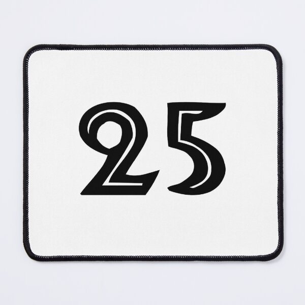 Item preview, 25, twenty-five, black, tribal, african designed and sold by Numbers-Art.