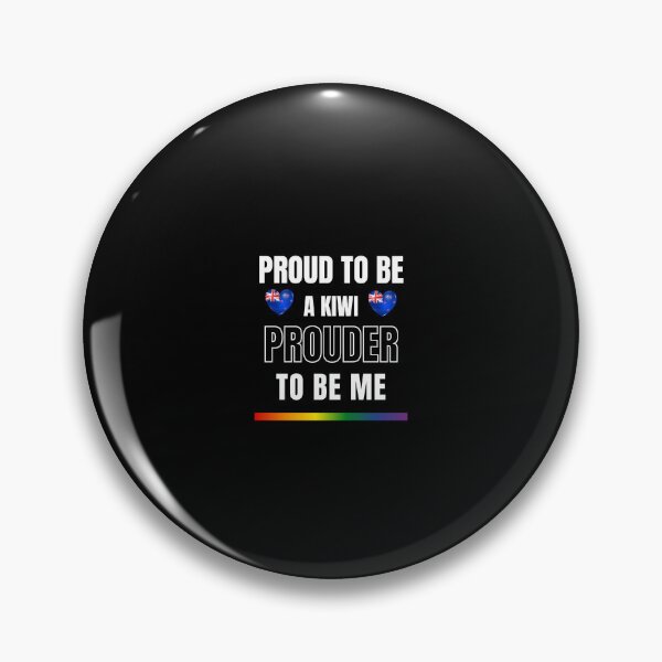 Item preview, LGBTQ Proud To Be A Kiwi, Prouder To Be Me T-Shirt, A Kiwi T-Shirt, A Kiwi Flag Tees, Rainbow Stripe T-Shirt, Sport Tees, Pride Tees, New Zealand Flag Heart, designed and sold by PrideBeProud.