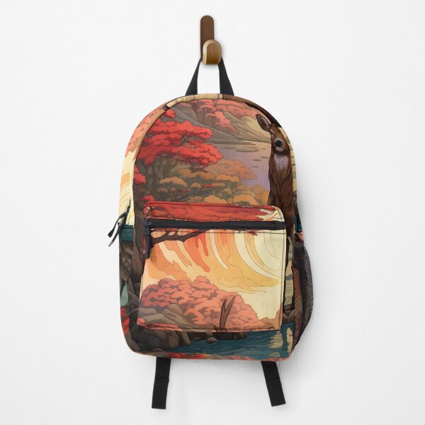 Item preview, Hokusai Stag in the forest 3 designed and sold by AstroRisq.