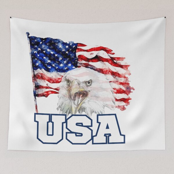 Item preview, Patriotic Screaming Eagle: USA Emblem designed and sold by AmericaFreedom.
