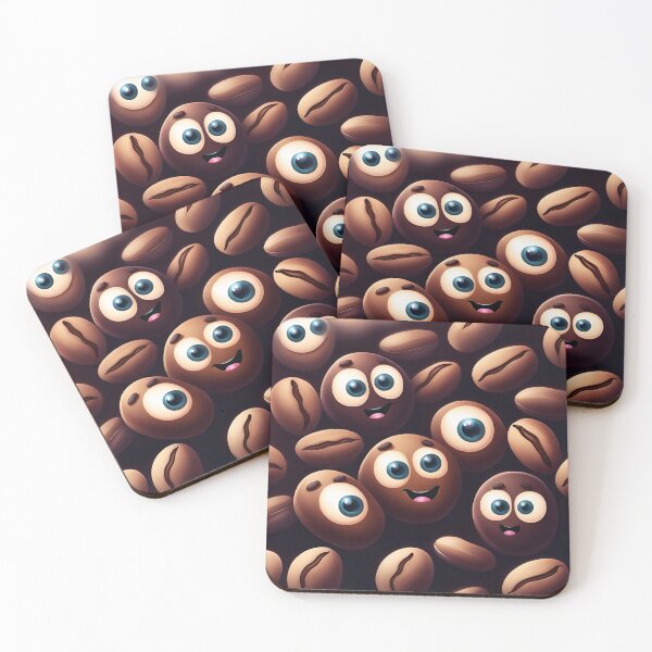 Item preview, Happy Coffee Beans designed and sold by Eman Abou Ghazy.