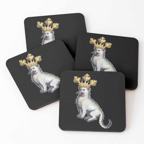 Item preview, Medieval Crowned Cat designed and sold by Cat Lady Designs.