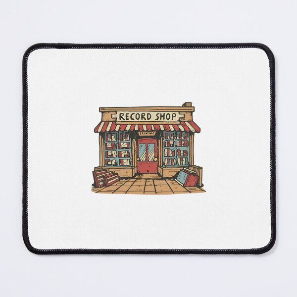 Item preview, record shop designed and sold by OldSchoolRetro.