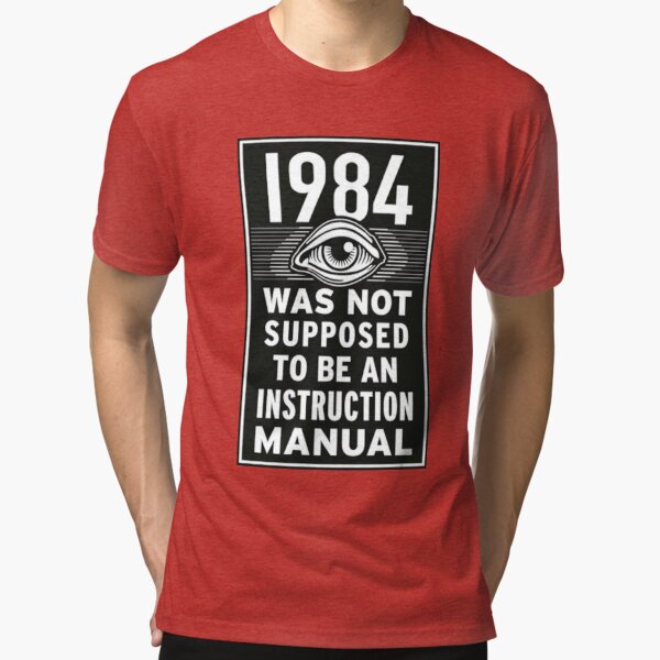 1984 Instruction Manual Tri-blend T-Shirt