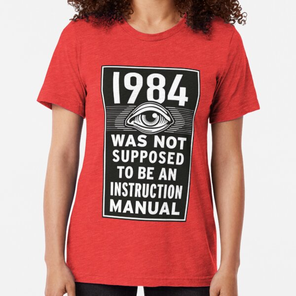 1984 Instruction Manual Tri-blend T-Shirt