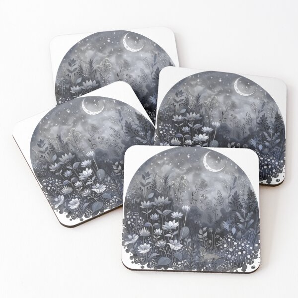 Item preview, Moonlit gardens bathed in silver light designed and sold by Chr002.
