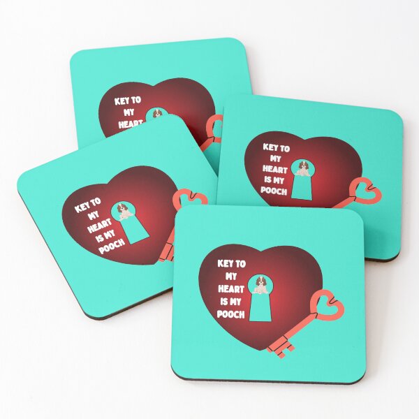 Item preview, Copy of Key to my heart is my  pooch (cocker spaniel) designed and sold by Mara9.