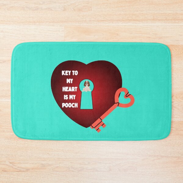Item preview, Copy of Key to my heart is my  pooch (cocker spaniel) designed and sold by Mara9.
