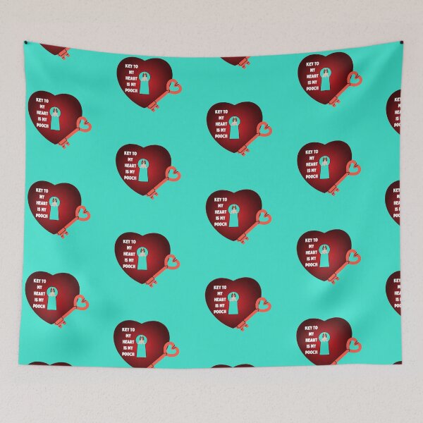Item preview, Copy of Key to my heart is my  pooch (cocker spaniel) designed and sold by Mara9.