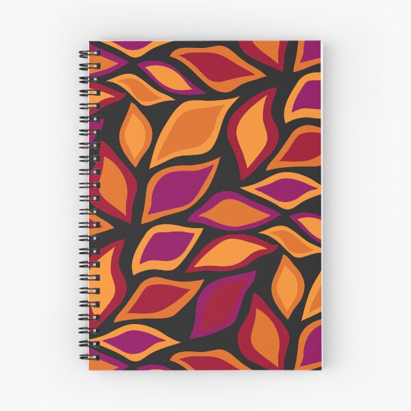 Item preview, Black Textile Bright Color Leaves Forever Seamless Pattern designed and sold by Alchemy-A-La-G.