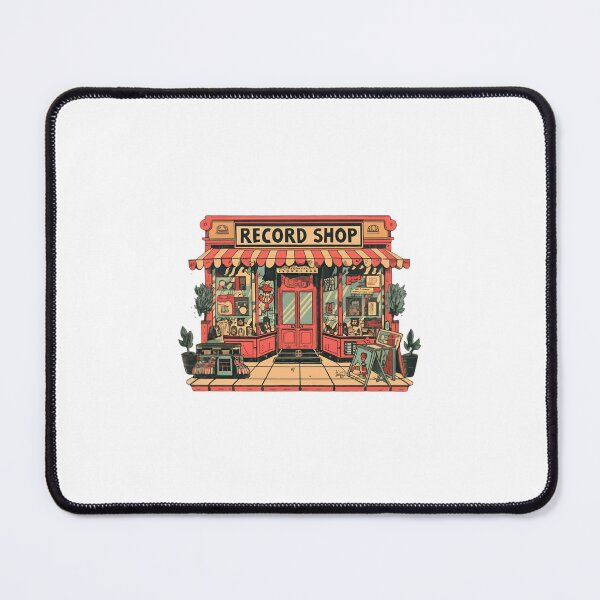Item preview, record shop designed and sold by OldSchoolRetro.