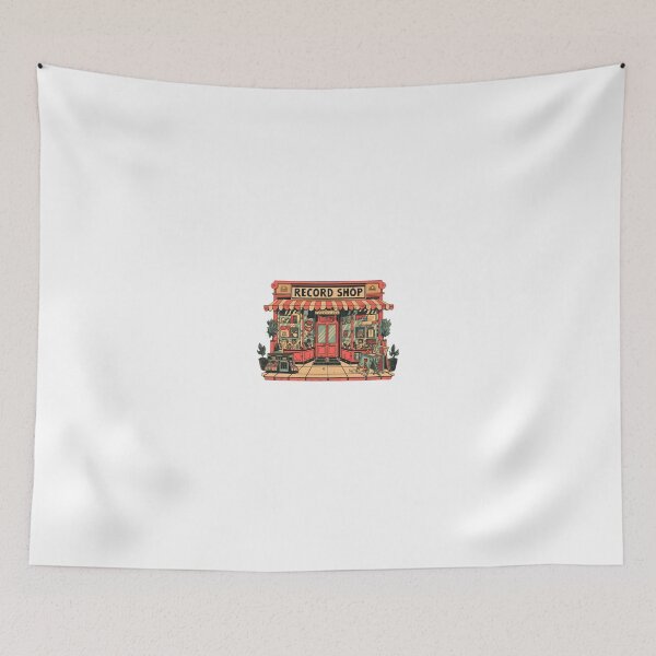 Item preview, record shop designed and sold by OldSchoolRetro.
