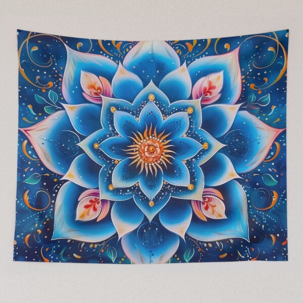 Item preview, Blue Lotus Mandala  designed and sold by TeeARTHY.